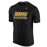 VCU Rams Nike Basketball Legend Practice Performance WEM T-Shirt - Black,baseball caps,new era cap wholesale,wholesale hats